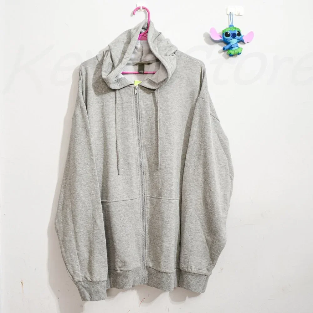 Eddie Bauer men full-zip supersoft hoodie Gray - Picture 3 of 7